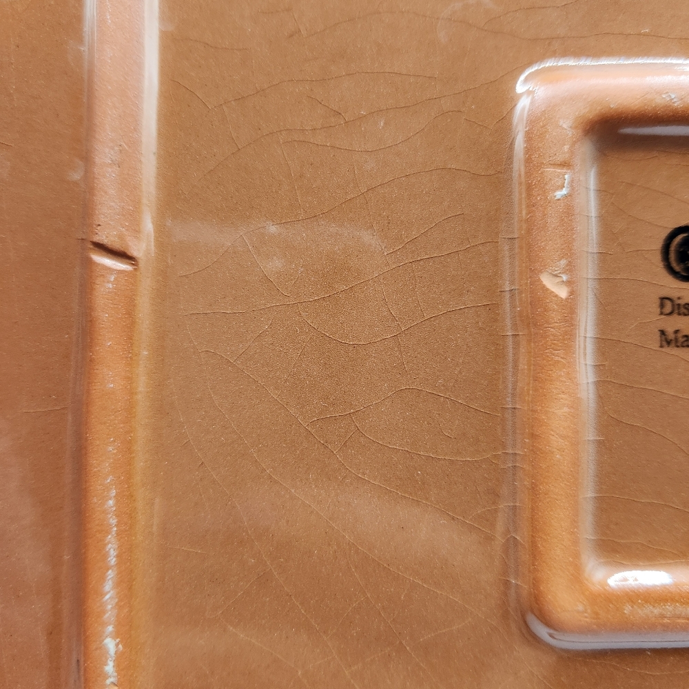 Hausen Ware Painted Celestial Sun Moon Stars Glazed Ceramic Trivet/Wall  Decor - Picture 8 of 8